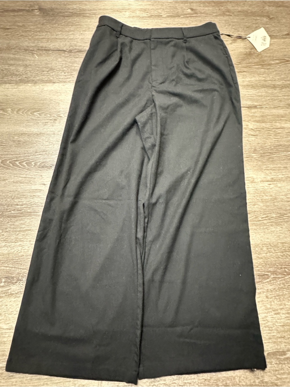 Ava & Viv Women's Plus Size Black Wide Leg Dress Pants